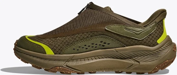 HOKA Project Transport Shoes in Deep Umber/Antique Olive - Image 8