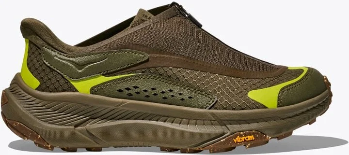 HOKA Project Transport Shoes in Deep Umber/Antique Olive