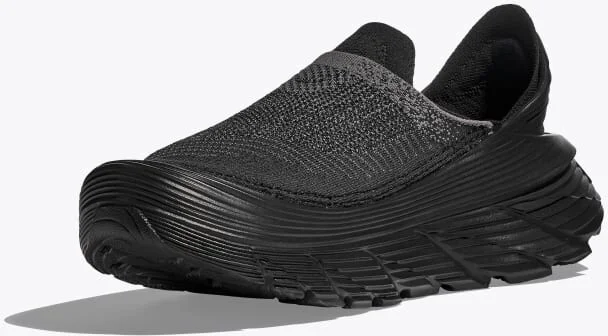 HOKA Restore TC Shoes in Black/Black - Image 3