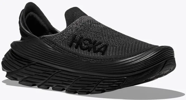 HOKA Restore TC Shoes in Black/Black - Image 6