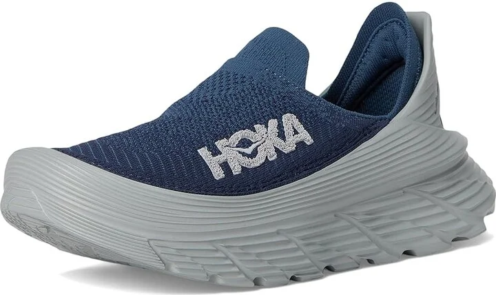 Hoka Restore TC Shoes Varsity Navy/Stellar Grey : Men's 5 - Womens 6 Medium, Textile - Image 5