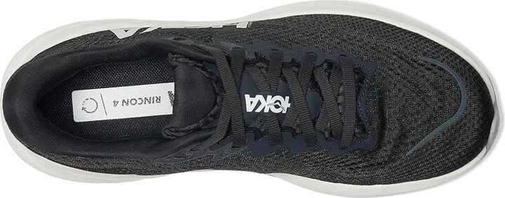 Hoka Rincon 4 Men's Running Shoes Black/White : 10 D - Medium, Canvas - Image 2
