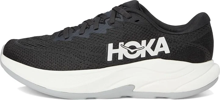 Hoka Rincon 4 Men's Running Shoes Black/White : 10 D - Medium, Canvas - Image 6