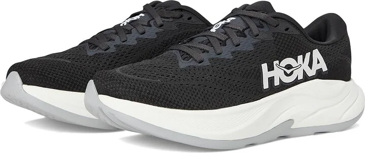 Hoka Rincon 4 Men's Running Shoes Black/White : 10 D - Medium, Canvas