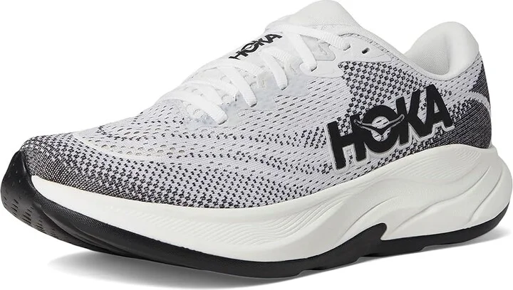 Hoka Rincon 4 Men's Running Shoes White/Black : 7.5 D - Medium, Canvas - Image 5