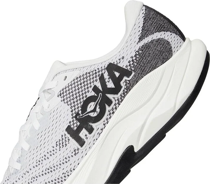 Hoka Rincon 4 Men's Running Shoes White/Black : 7.5 D - Medium, Canvas - Image 7