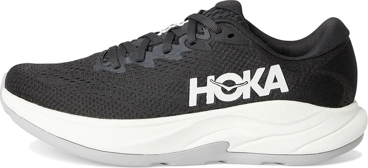 Hoka Rincon 4 Women's Running Shoes Black/White : 9.5 D - Wide, Canvas - Image 6