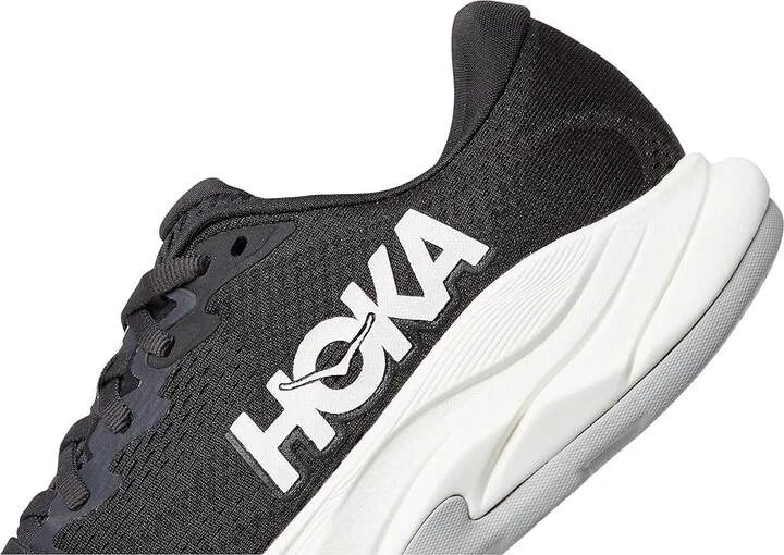 Hoka Rincon 4 Women's Running Shoes Black/White : 9.5 D - Wide, Canvas - Image 7