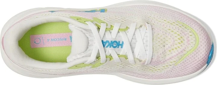 Hoka Rincon 4 Women's Running Shoes Frost/Pink Twilight : 7.5 B - Medium, Canvas - Image 2