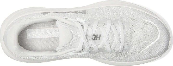 Hoka Rincon 4 Women's Running Shoes White/Silver : 8 B - Medium, Canvas - Image 2