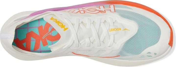 Hoka Rocket X 2 Running Shoes Lava : Men's 6 - Women's 7 Medium, Canvas - Image 2