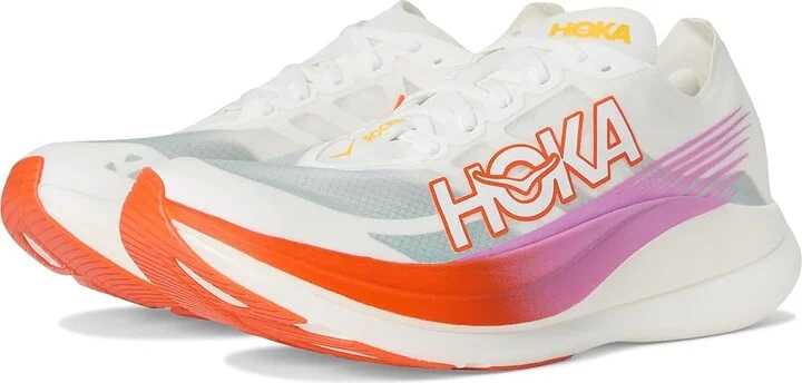 Hoka Rocket X 2 Running Shoes Lava : Men's 6 - Women's 7 Medium, Canvas