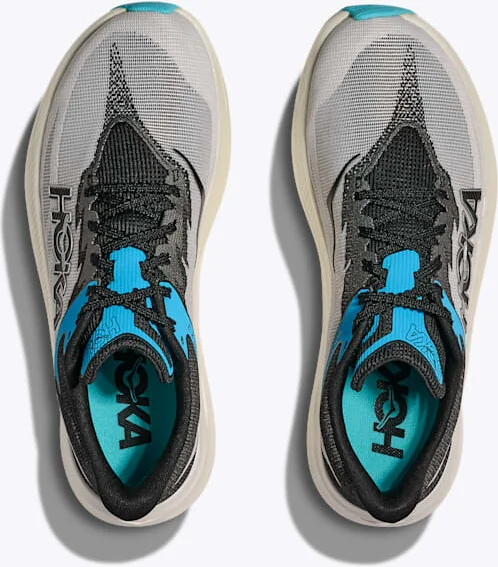 HOKA Rocket X 3 Shoes in White/Black - Image 2