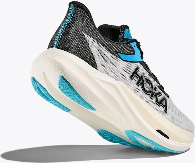 HOKA Rocket X 3 Shoes in White/Black - Image 4