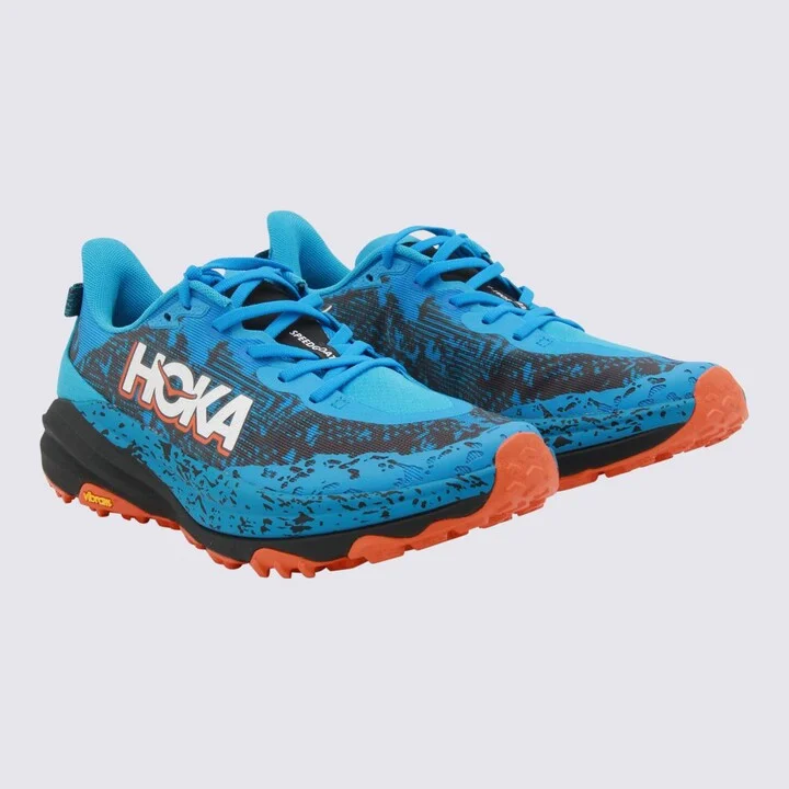 Hoka Skyward Blue And Black Speedgoat 6 Sneakers - Image 2