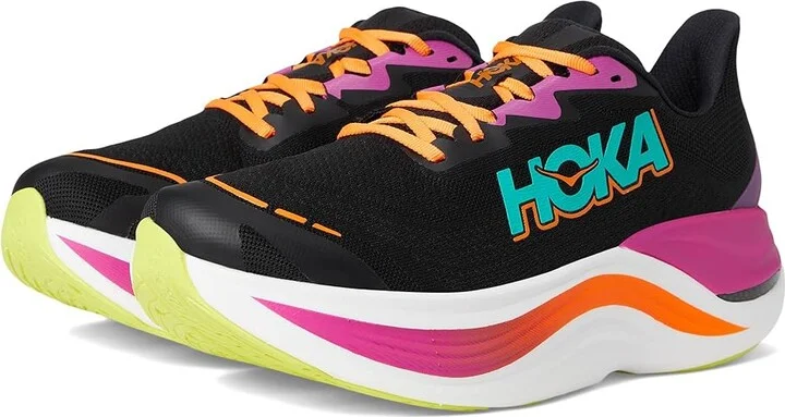 Hoka Skyward X Men's Shoes Black/Electric Aqua : 12 D - Medium, Rubber/Synthetic
