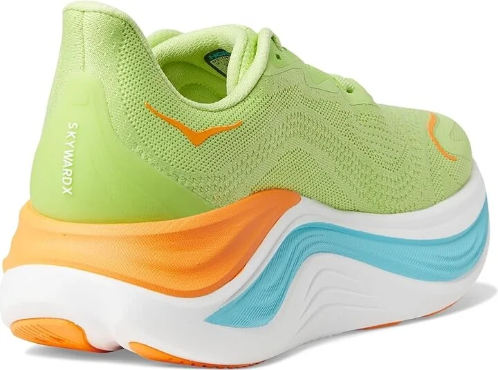 Hoka Skyward X Men's Shoes Lettuce/Cloudless : 8 D - Medium, Rubber/Synthetic - Image 4