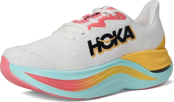 Hoka Skyward X Women's Shoes Blanc De Blanc/Swim Day : 8.5 B - Medium, Rubber/Synthetic - Image 5