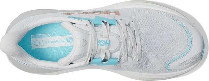 Hoka Skyward X Women's Shoes Cosmic Grey/Rose Gold : 7 B - Medium, Rubber/Synthetic - Image 2