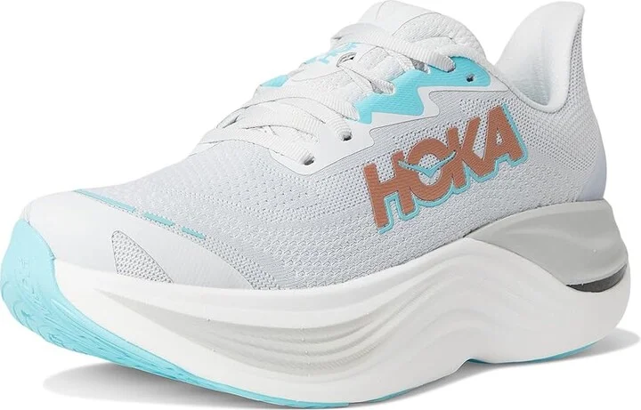 Hoka Skyward X Women's Shoes Cosmic Grey/Rose Gold : 7 B - Medium, Rubber/Synthetic - Image 5