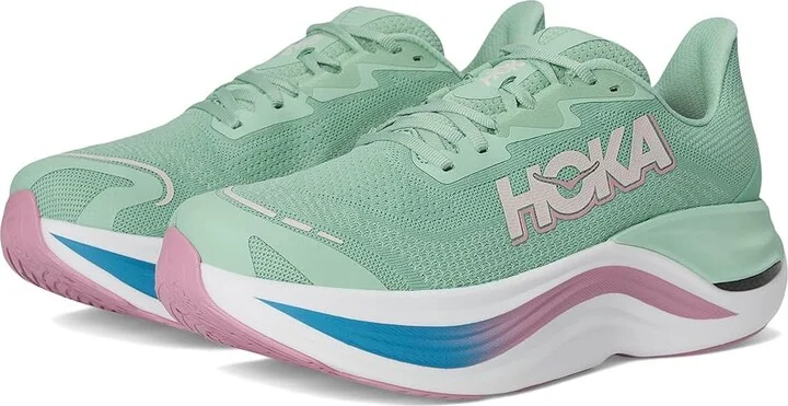Hoka Skyward X Women's Shoes Jadeite/Dried Rose : 10 B - Medium, Rubber/Synthetic