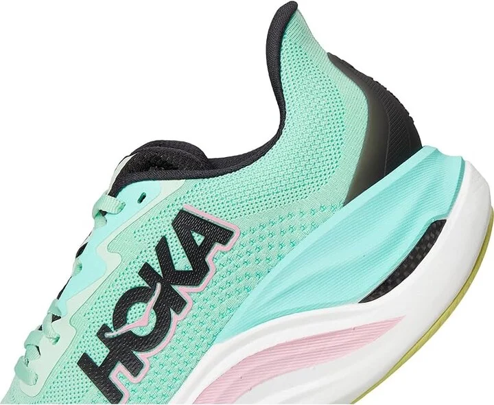Hoka Skyward X Women's Shoes MINT FLUORITE / BLUE SPARK : 6.5 B - Medium, Rubber/Synthetic - Image 7