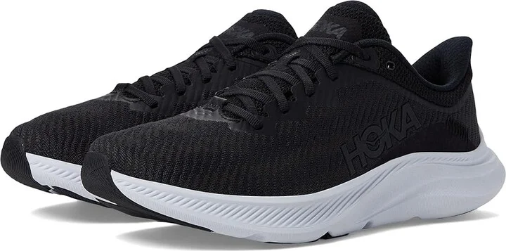 Hoka Solimar Men's Shoes Black/White : 12.5 EE - Wide, Synthetic/Textile