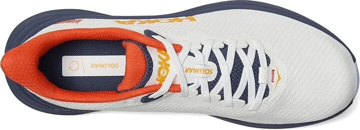 Hoka Solimar Men's Shoes White/Nautical Dusk : 9 D - Medium, Synthetic/Textile - Image 2