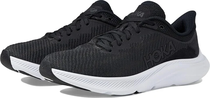 Hoka Solimar Women's Shoes Black/White : 5.5 B - Medium, Synthetic/Textile