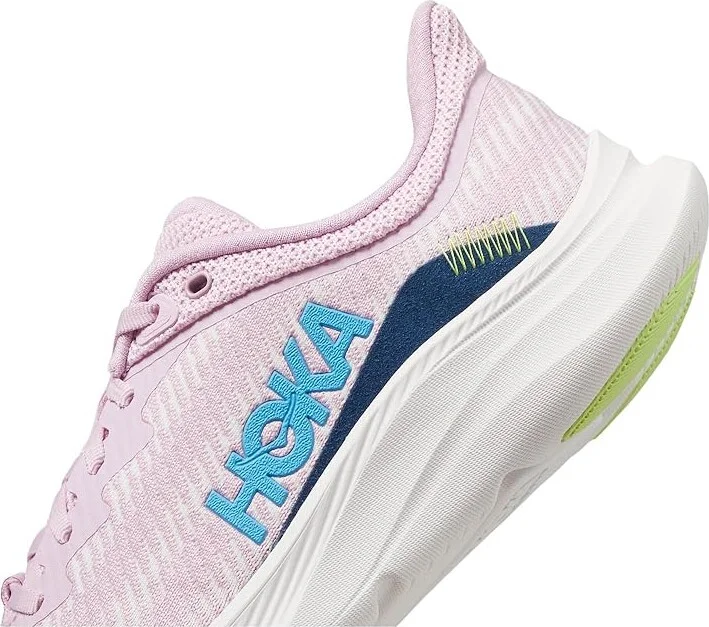 Hoka Solimar Women's Shoes Pink Twilight/Lettuce : 9.5 B - Medium, Synthetic/Textile - Image 4