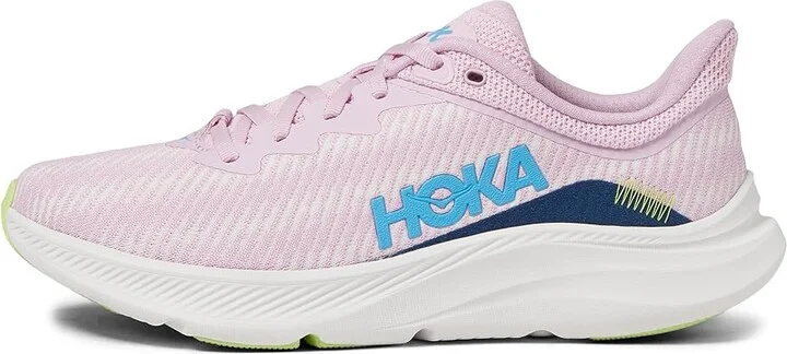 Hoka Solimar Women's Shoes Pink Twilight/Lettuce : 9.5 B - Medium, Synthetic/Textile - Image 5