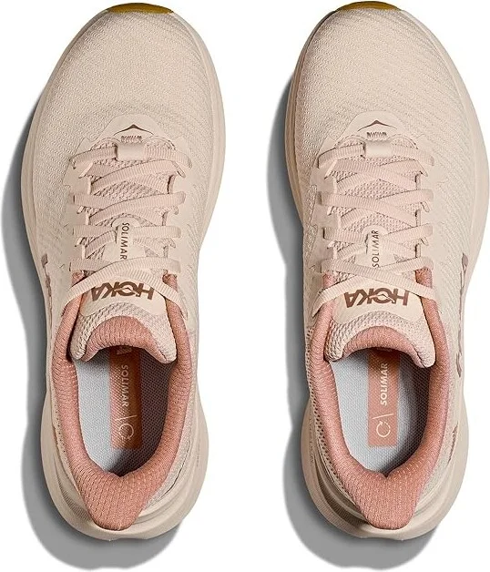 Hoka Solimar Women's Shoes Vanilla/Sandstone : 9.5 B - Medium, Synthetic/Textile - Image 2