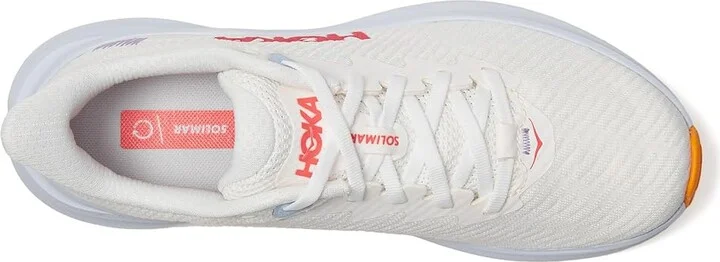Hoka Solimar Women's Shoes White/Sea Ice : 6.5 B - Medium, Synthetic/Textile - Image 2