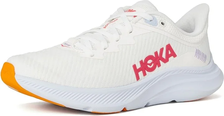 Hoka Solimar Women's Shoes White/Sea Ice : 6.5 B - Medium, Synthetic/Textile - Image 5