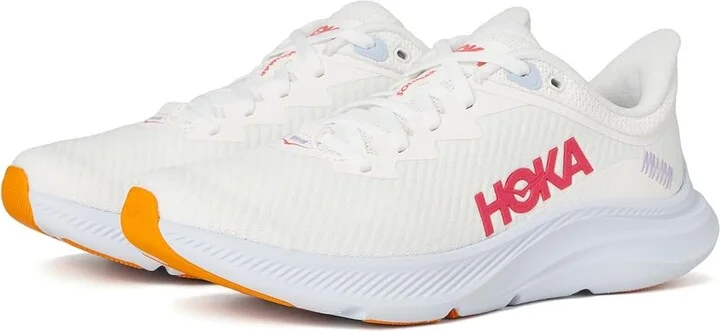 Hoka Solimar Women's Shoes White/Sea Ice : 6.5 B - Medium, Synthetic/Textile