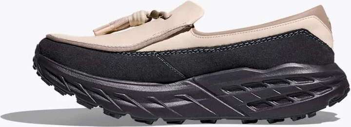 HOKA Speed Loafer Shoes in Birch/Charcoal Grey - Image 8