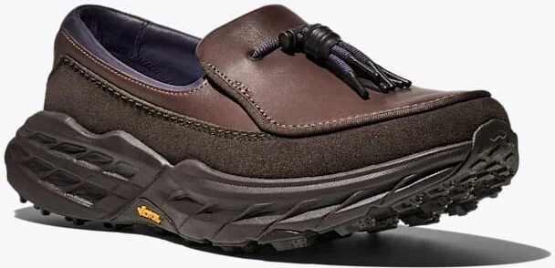 HOKA Speed Loafer Shoes in Walnut/Cast Iron - Image 6
