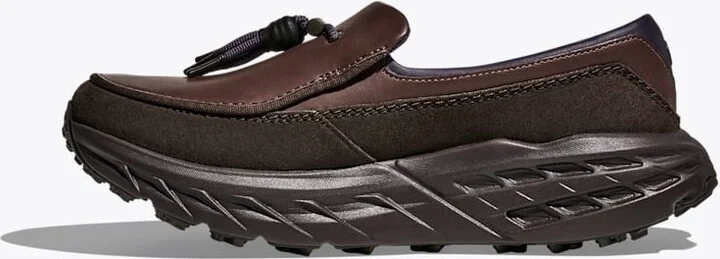 HOKA Speed Loafer Shoes in Walnut/Cast Iron - Image 8