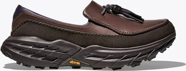HOKA Speed Loafer Shoes in Walnut/Cast Iron