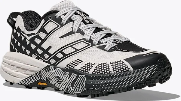 HOKA Speedgoat 2 Shoes in Black/Frost - Image 6