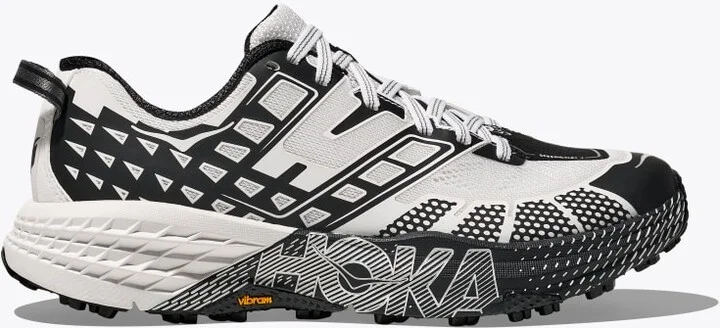 HOKA Speedgoat 2 Shoes in Black/Frost