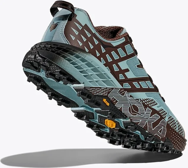 HOKA Speedgoat 2 Shoes in Druzy/Cold Brew - Image 4