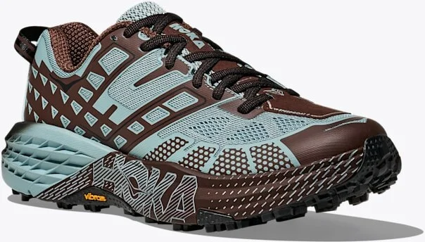 HOKA Speedgoat 2 Shoes in Druzy/Cold Brew - Image 6