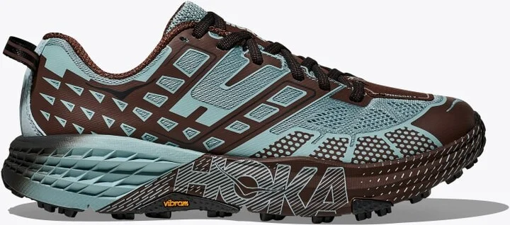 HOKA Speedgoat 2 Shoes in Druzy/Cold Brew
