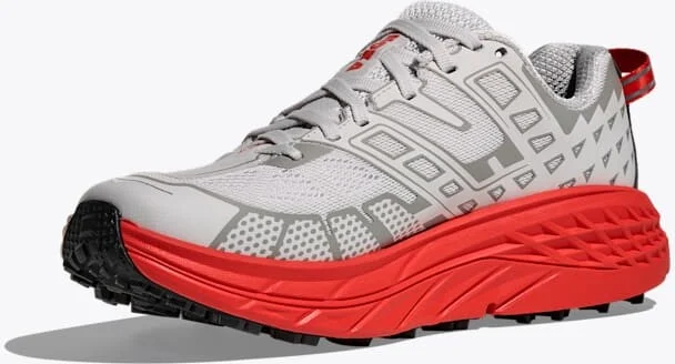 HOKA Speedgoat 2 Shoes in White/Tomato - Image 3