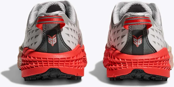 HOKA Speedgoat 2 Shoes in White/Tomato - Image 5