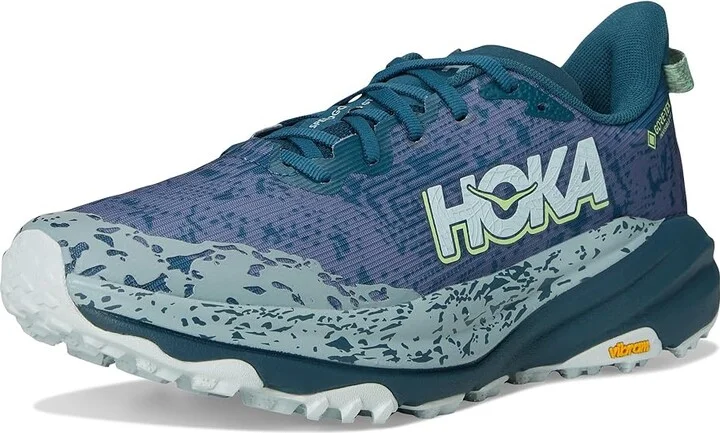Hoka Speedgoat 6 GTX Men's Running Shoes Blue Twilight/Druzy : 9.5 D - Medium, Canvas - Image 5