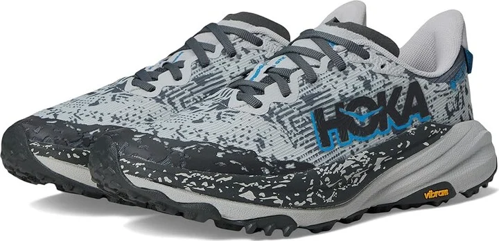 Hoka Speedgoat 6 GTX Men's Running Shoes Stardust/Outer Orbit : 12 D - Medium, Canvas