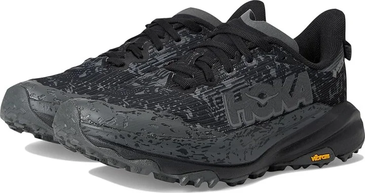Hoka Speedgoat 6 GTX Women's Running Shoes Black/Outer Orbit : 9.5 D - Wide