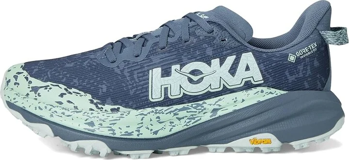 Hoka Speedgoat 6 GTX Women's Running Shoes Thunder Cloud/Mint Fluorite : 11 B - Medium - Image 6